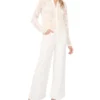 ALBERTA Floral Mesh Knit Button-Up Top