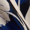 ALDERY Jacquard Botanical Print Wool Blend Shirt