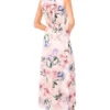 ALINA Bow Tie Sleeveless Maxi Dress