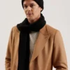 ALLIIYS Ribbed Knit Hat And Scarf Set