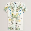 ALLOVER FLORAL T-SHIRT White