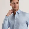 ALPHAIS Regular Fit Geometric Pure Cotton Shirt