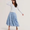 AMELYAA Rib Sculpt Sleeve Sweater