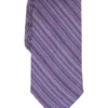 AMWELL Woven Stripe Silk Tie