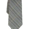 AMWELL Woven Stripe Silk Tie