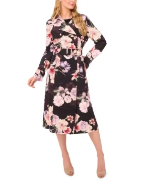 ANASTASIA Printed Trench Coat
