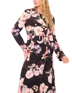 ANASTASIA Printed Trench Coat