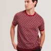 ARDYN Geometric Jacquard Knit T-Shirt