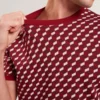 ARDYN Geometric Jacquard Knit T-Shirt