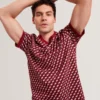 ARDYN Geometric Jacquard Knit T-Shirt