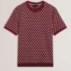 ARDYN Geometric Jacquard Knit T-Shirt