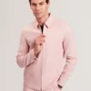 ASHLEYJ Linen Cotton Zip-Up Harrington Jacket
