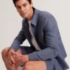 ASHLEYJ Linen Cotton Zip-Up Harrington Jacket