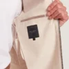 ASHLEYJ Linen Cotton Zip-Up Harrington Jacket