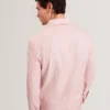ASHLEYJ Linen Cotton Zip-Up Harrington Jacket
