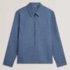 ASHLEYJ Linen Cotton Zip-Up Harrington Jacket