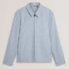 ASHLEYJ Linen Cotton Zip-Up Harrington Jacket