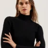 ASNES Knit Bodice Midi Dress With Printed Skirt