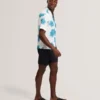 ATALAI Bold Floral Seersucker Short Sleeve Shirt