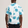 ATALAI Bold Floral Seersucker Short Sleeve Shirt