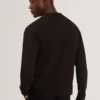 ATBOX Logo Patch Cotton Crew Neck Sweatshirt