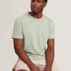 BARTOL Lightweight Cotton Linen Crew Neck T-Shirt