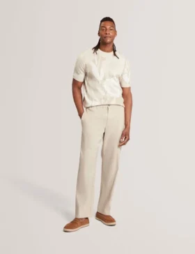 BARYN Jacquard Botanical Wool Blend T-Shirt
