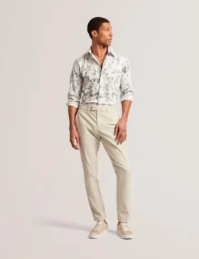 BATFORD Slim Fit Cotton Blend Chinos