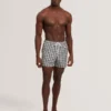 BELAIRE Retro Geo Drawstring Swim Shorts