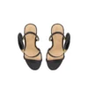 BELLE Bow Embellishment Satin Heeled Sandals