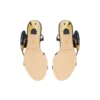 BELLE Bow Embellishment Satin Heeled Sandals