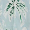 BOCHE Tropical Print Linen Blend Relaxed Shirt