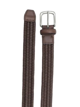 BRAIDED BELT Brown