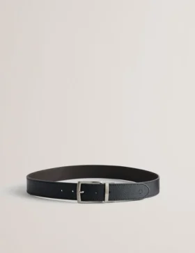 BREEMER Reversible Textured Leather Belt