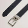 BREEMER Reversible Textured Leather Belt