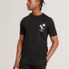 CAHEL Floral Logo Graphic Cotton T-Shirt
