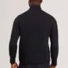 CAINDLE Waffle Knit Quarter Zip Sweatshirt