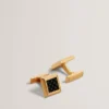 CARDER Carbon Fibre Centre Square Cufflinks