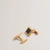 CARDER Carbon Fibre Centre Square Cufflinks
