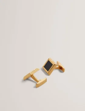 CARDER Carbon Fibre Centre Square Cufflinks