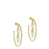 CASEY Cascade Hoop Pearl Earrings