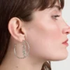 CASSIDY Cascade Hoop Crystal Earrings