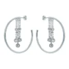 CASSIDY Cascade Hoop Crystal Earrings