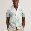 CESIRO Relaxed Shaded Floral Short Sleeve Shirt