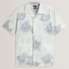 CESIRO Relaxed Shaded Floral Short Sleeve Shirt
