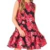 CHLOE Floral Brocade Mini Dress
