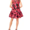 CHLOE Floral Brocade Mini Dress