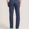 COMPACT HERRINGBONE TROUSERS Blue Nights