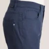 COMPACT HERRINGBONE TROUSERS Blue Nights