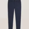 COMPACT HERRINGBONE TROUSERS Blue Nights